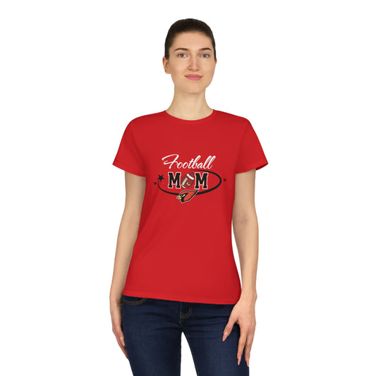 Football Mom, Ladies' Cotton T-Shirt