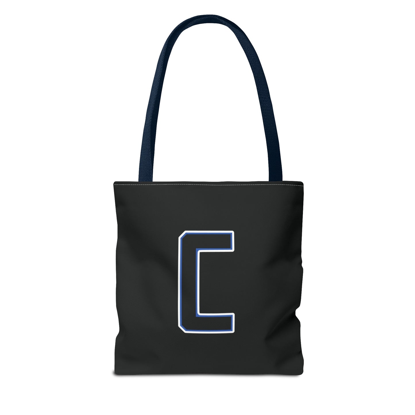 Canfield Tote Bag, Back-the-Blue Cardinal & Black "C"