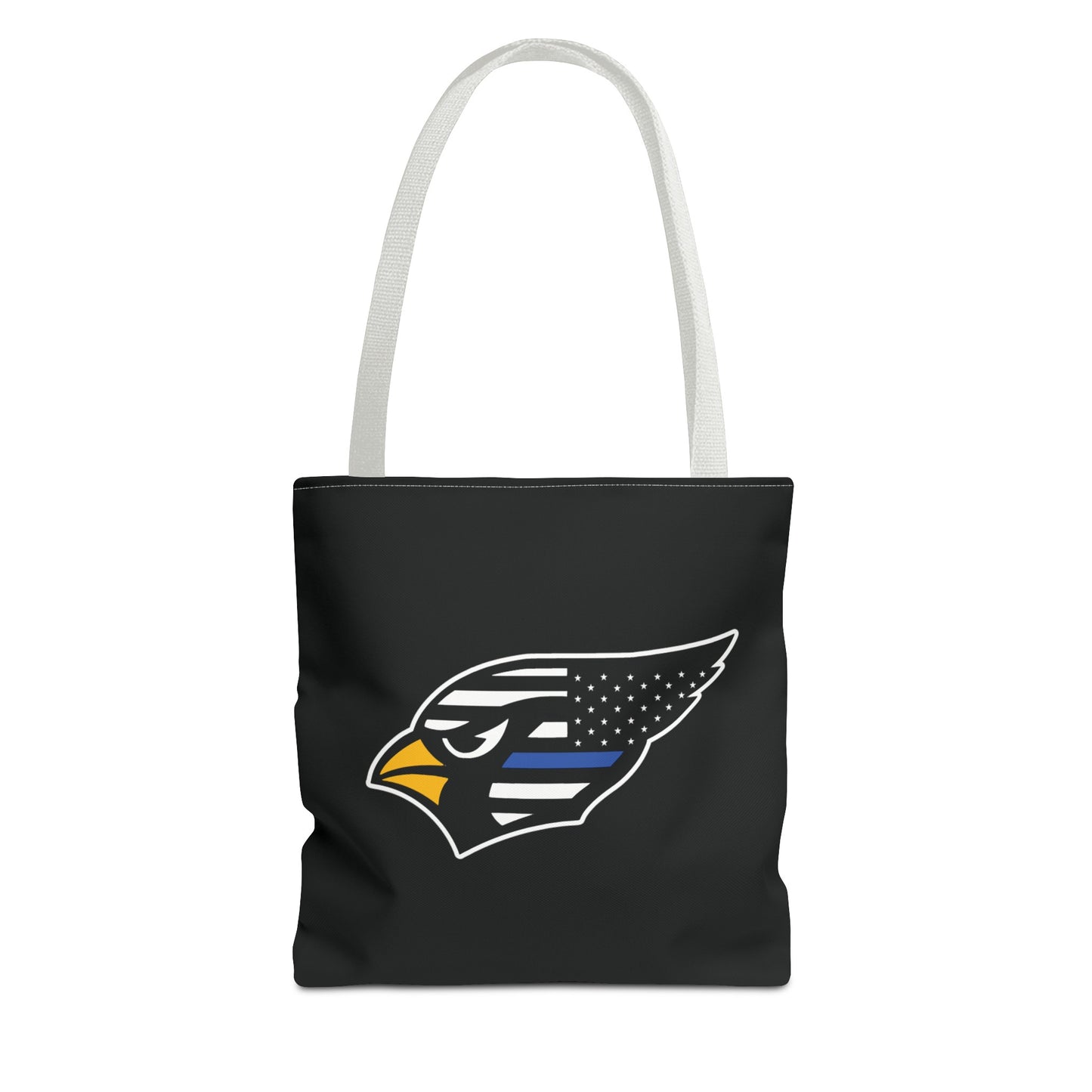 Canfield Tote Bag, Back-the-Blue Cardinal & Black "C"