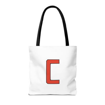 "Straight Outta Canfield" Tote Bag, Red "C"