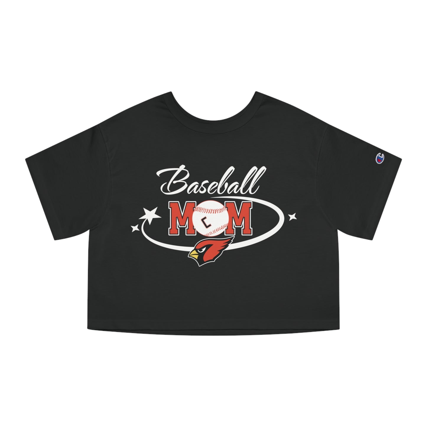 Baseball Mom, Women's Cropped T-Shirt