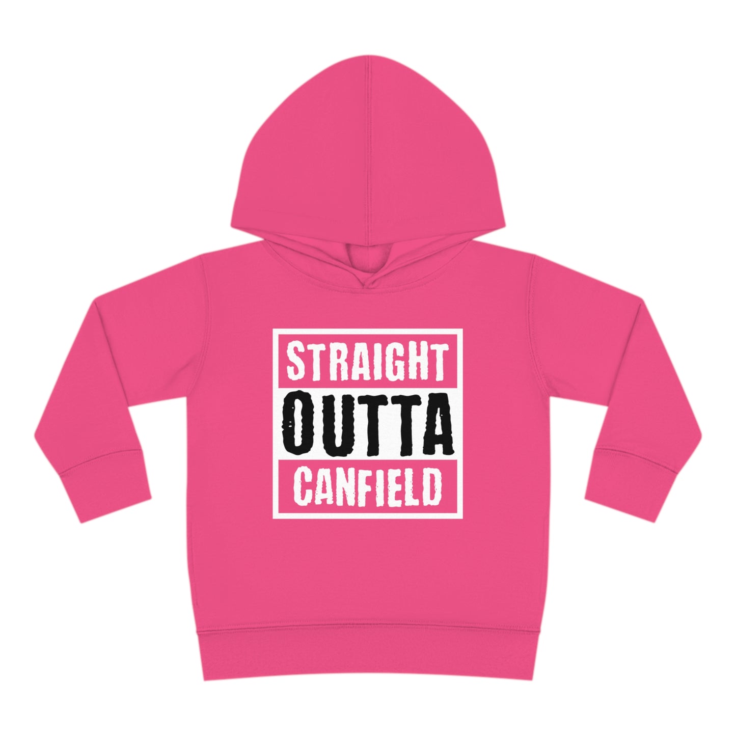 "Straight Outta Canfield, Toddler Pullover Fleece Hoodie