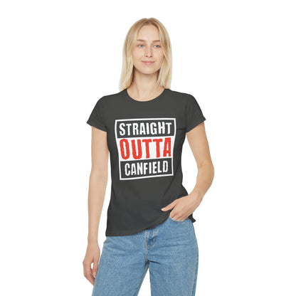 "Straight Outta Canfield" Women's Iconic T-Shirt