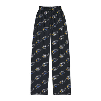 Kids Pajama Pants, Back the Blue Cardinal