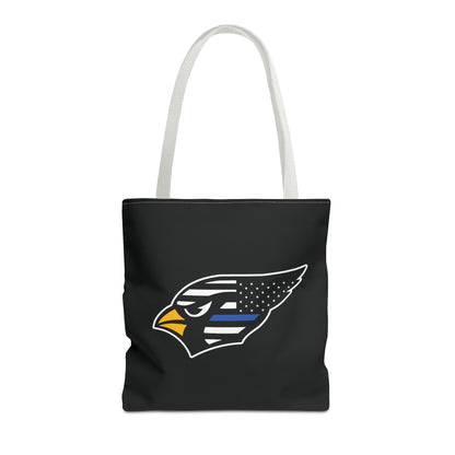 Canfield Tote Bag, Back-the-Blue Cardinal & Black "C"