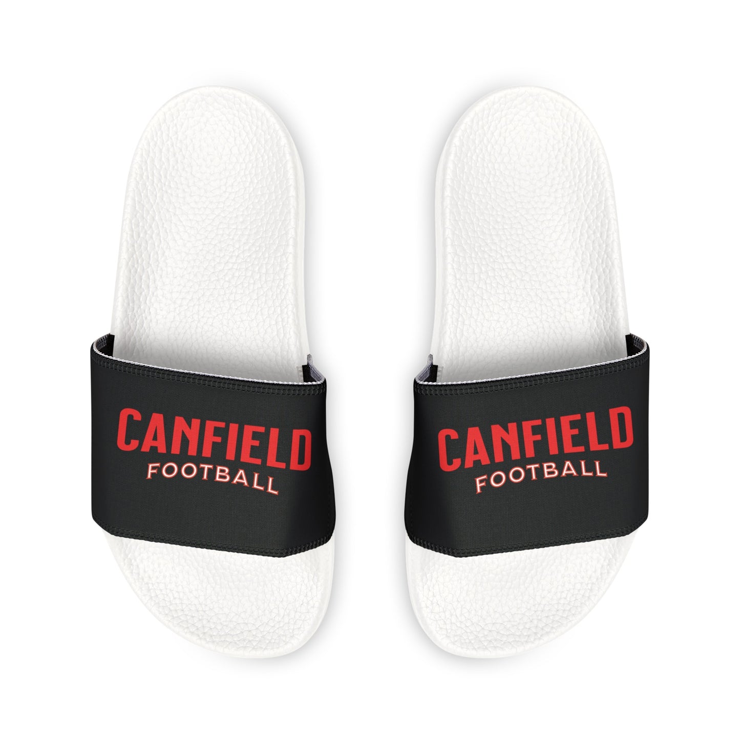 Men's Slide Sandals, "Canfield Football"