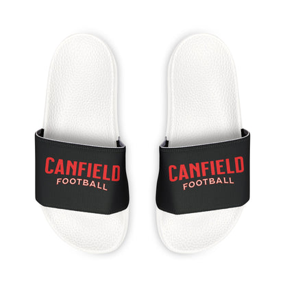 Men's Slide Sandals, "Canfield Football"