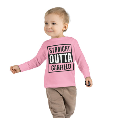 "Straight Outta Canfield", Toddler Long Sleeve Tee