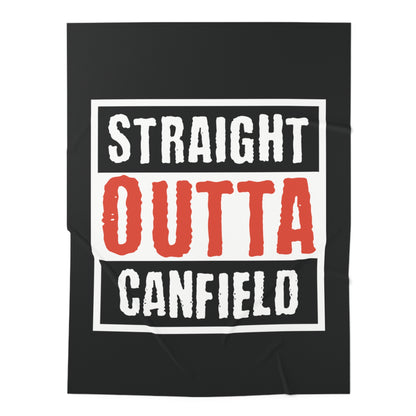 "Straight Outta Canfield", Baby Swaddle Blanket