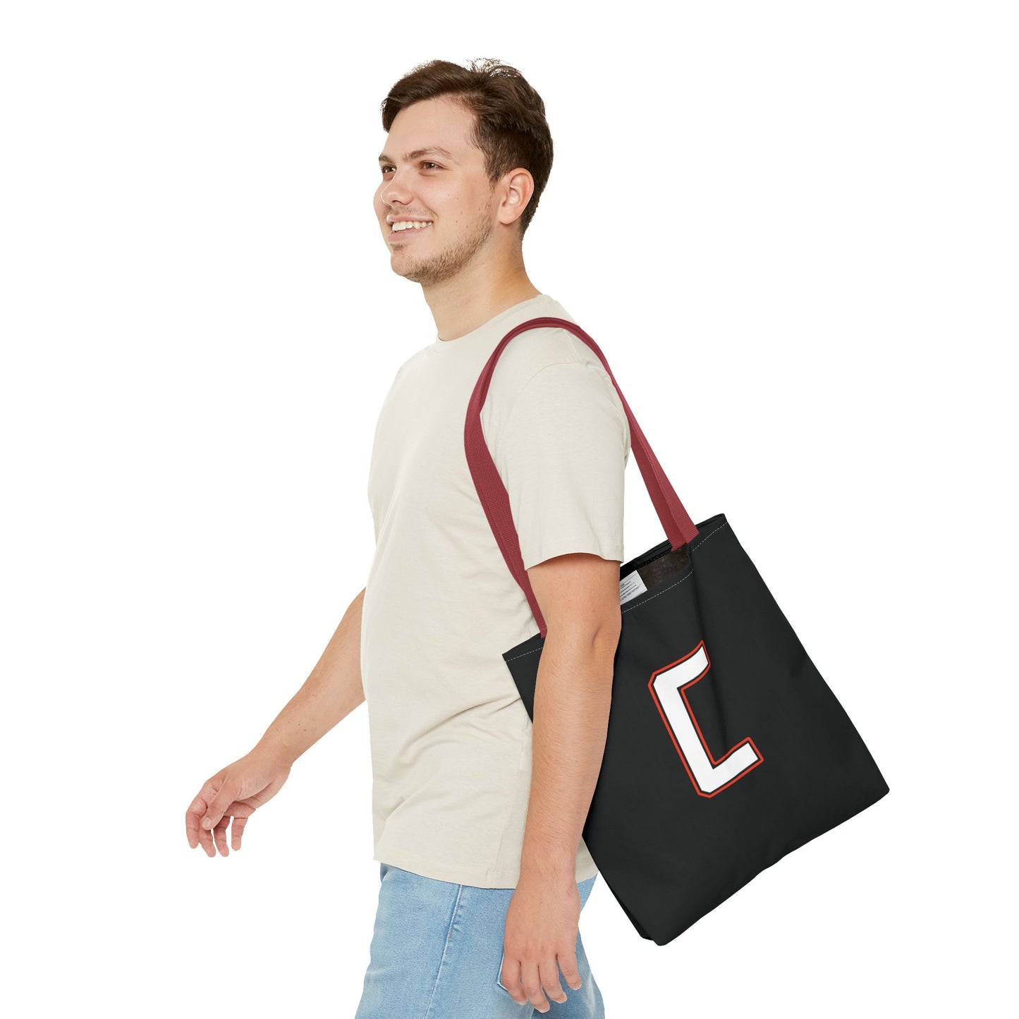 Canfield Football Tote Bag, Badge & White "C"