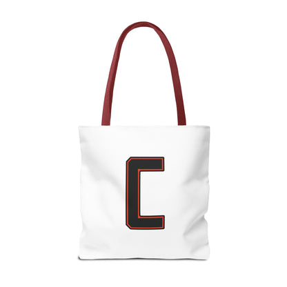 "Straight Outta Canfield" Tote Bag, Black "C"