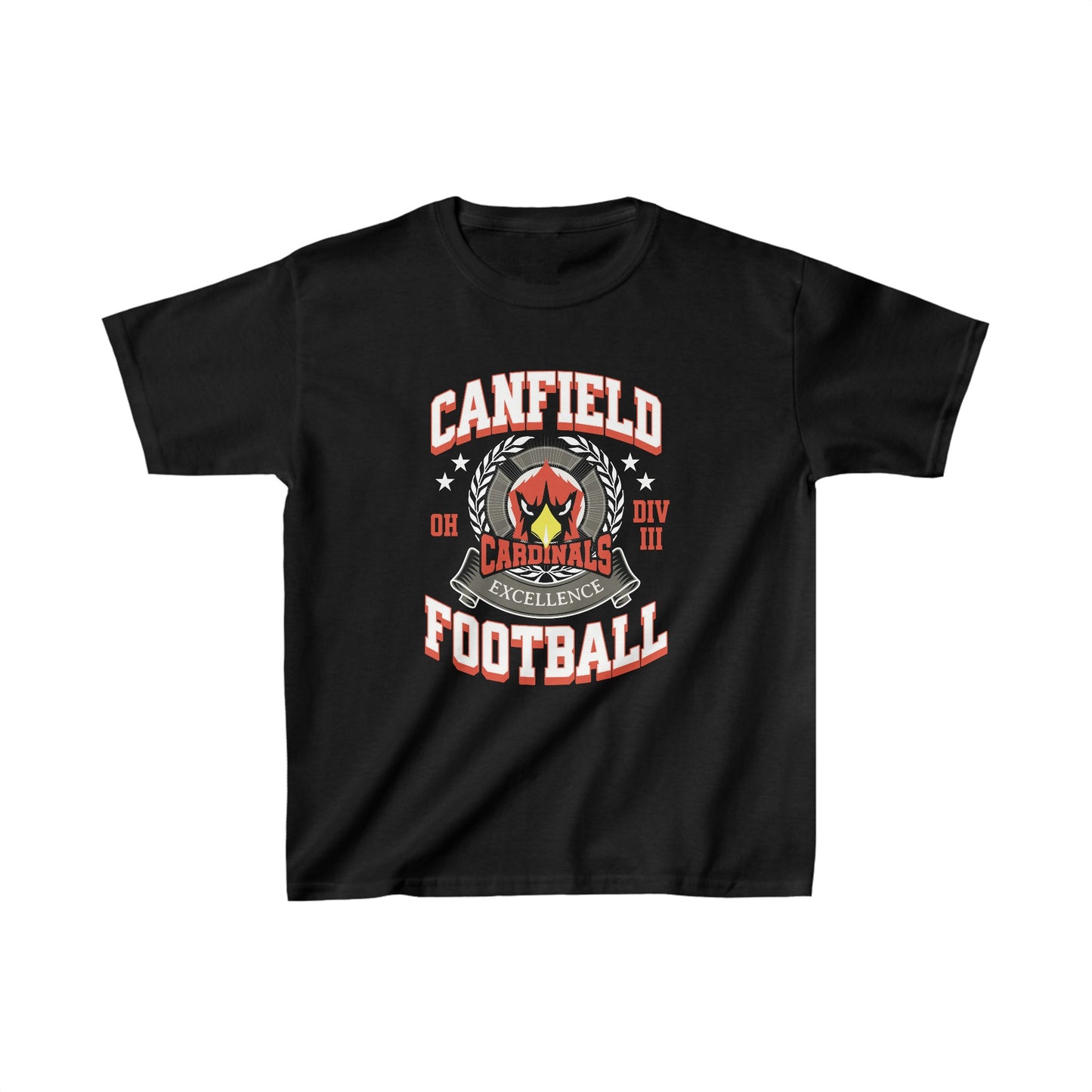 Canfield Football ("Excellence), Kids Heavy Cotton Tee