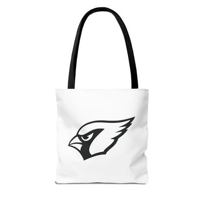 "Straight Outta Canfield" Tote Bag, White Cardinal