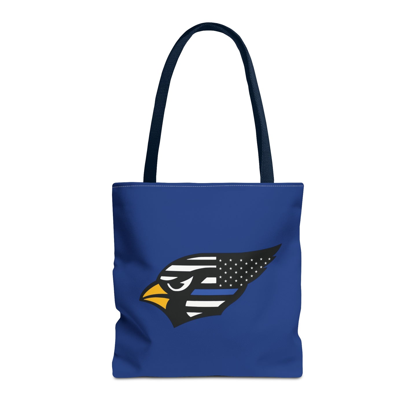 Canfield Tote Bag, Back-the-Blue Cardinal & Black "C"