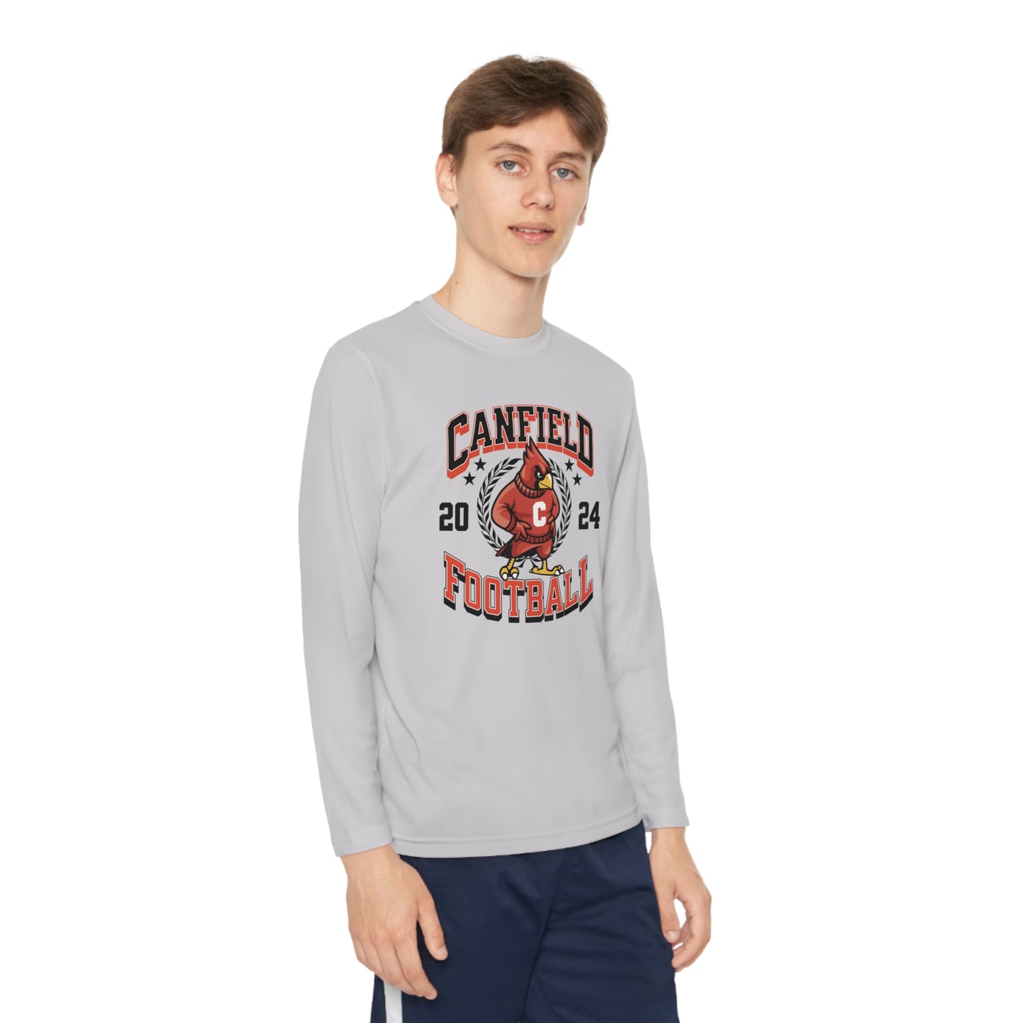 2024 Canfield Football, Youth Long Sleeve Competitor Tee