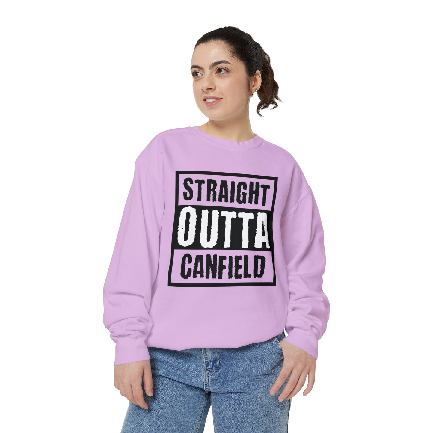 "Straight Outta Canfield" Garment-Dyed Sweatshirt