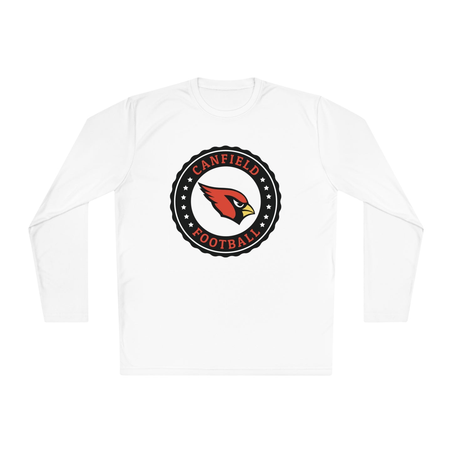 Canfield Football Badge, Moisture-Wicking Long Sleeve Tee