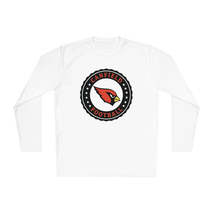 Canfield Football Badge, Moisture-Wicking Long Sleeve Tee