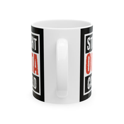 "Straight Outta Canfield" Ceramic Mug, 11 oz