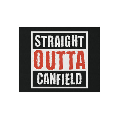 Outdoor Rug, "Straight Outta Canfield"