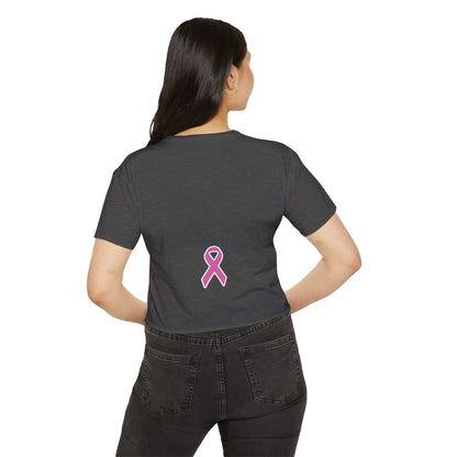 Canfield Heart, Women's Crop Top (Breast Cancer Awareness)