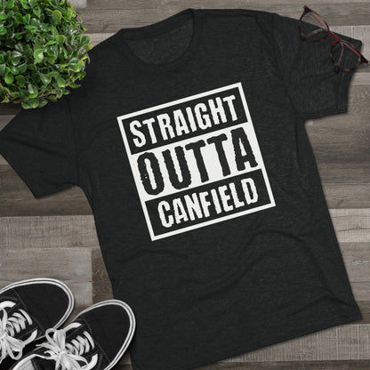 "Straight Outta Canfield" Tri-Blend Crew Tee