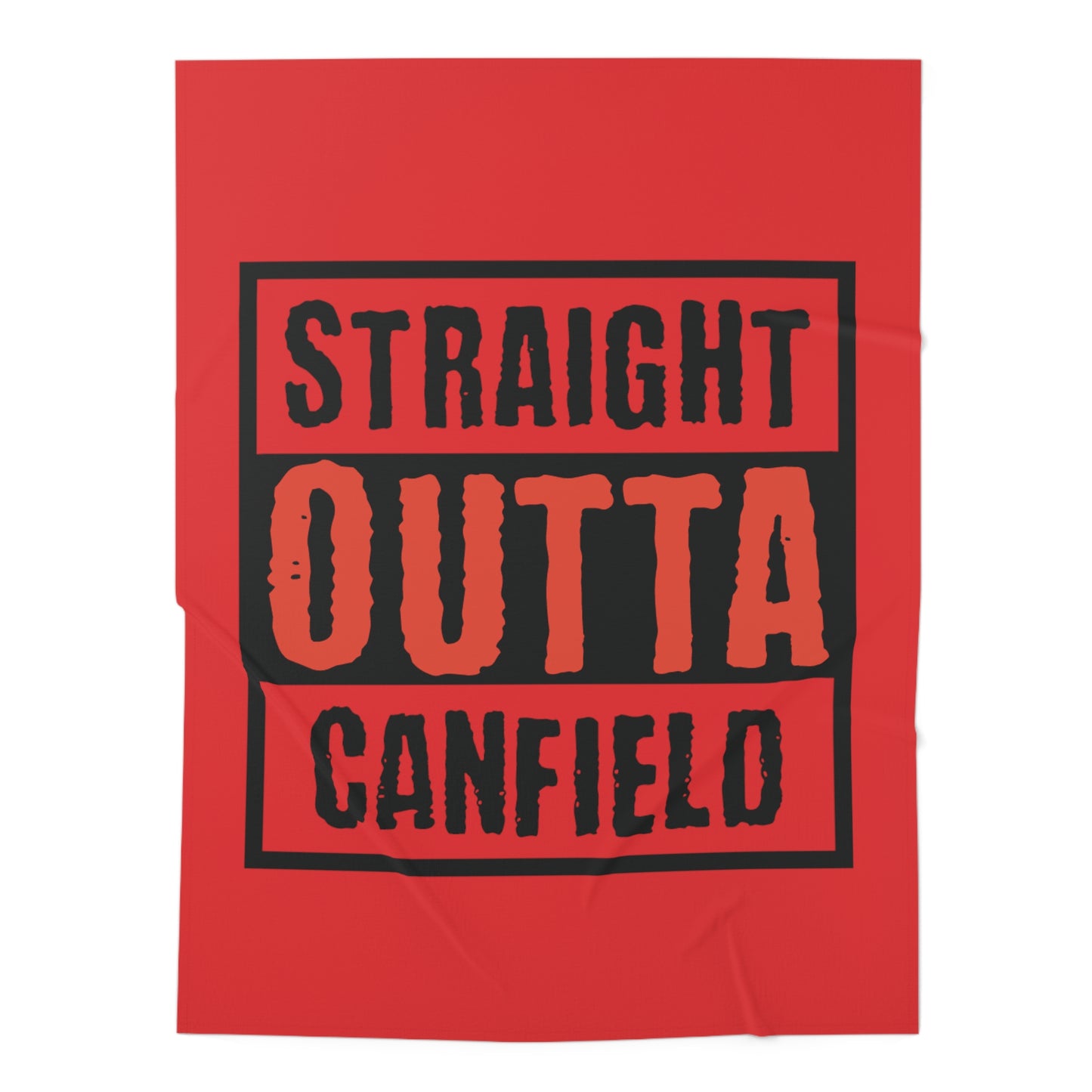 "Straight Outta Canfield", Baby Swaddle Blanket