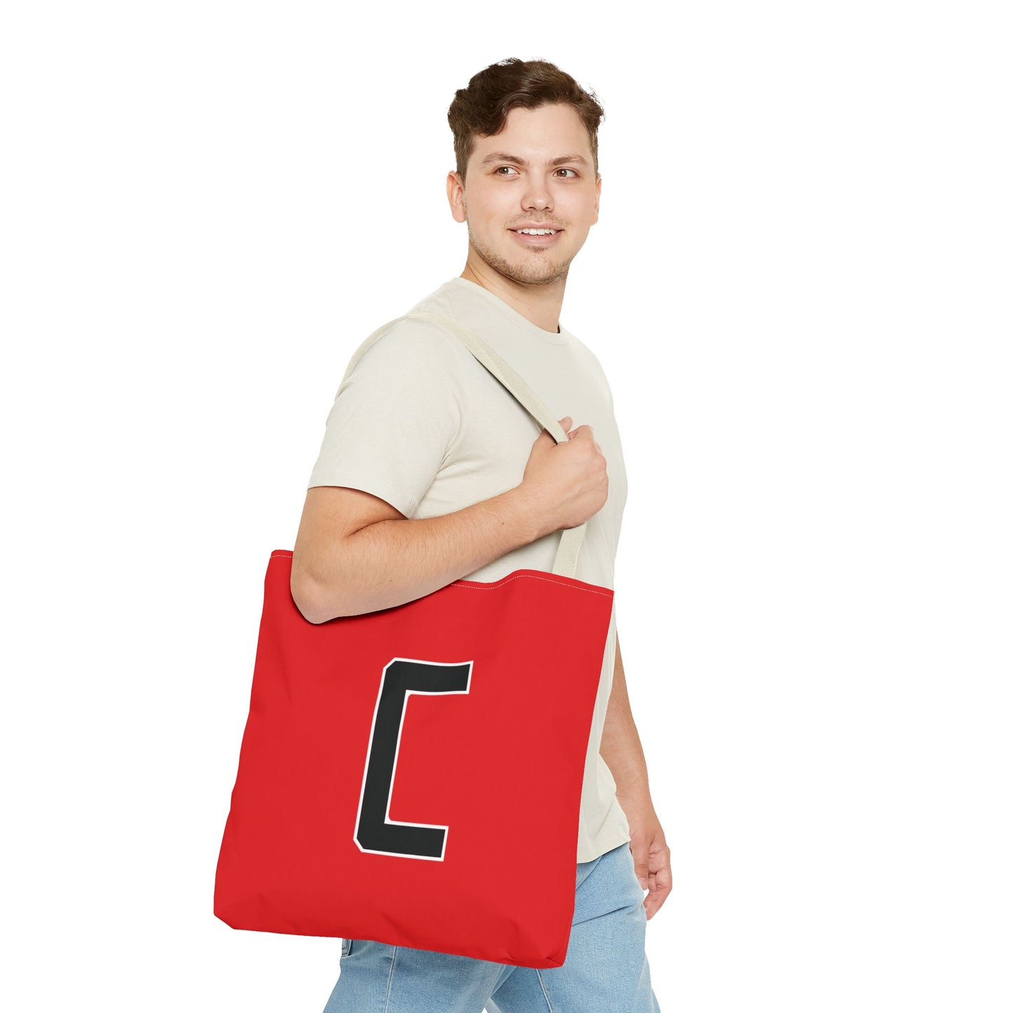 Canfield Football Tote Bag, Badge & Black "C"