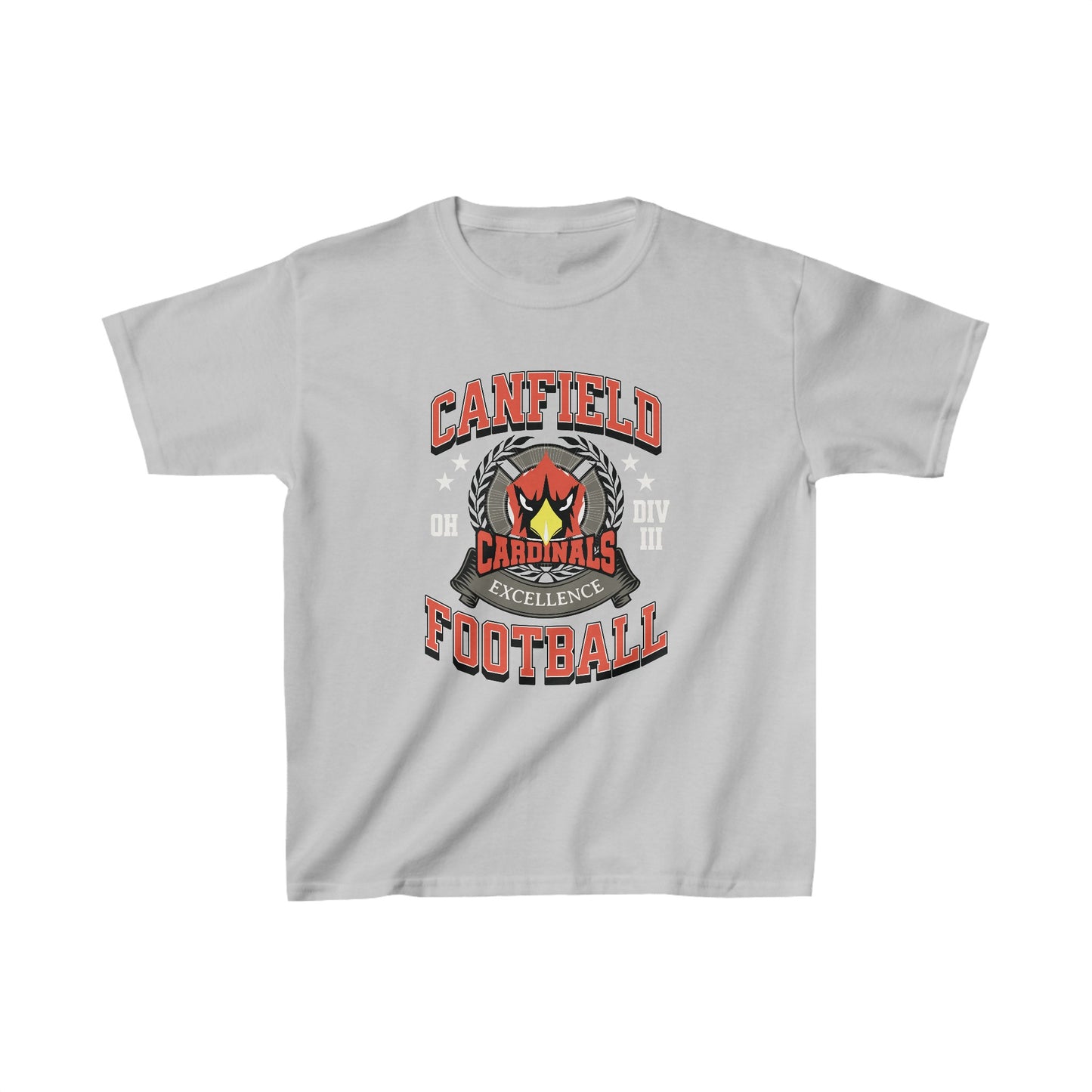 Canfield Football ("Excellence), Kids Heavy Cotton Tee