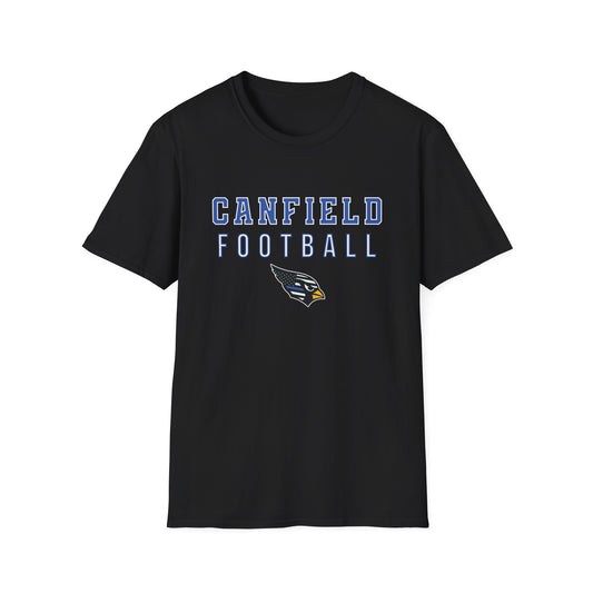 Back-the-Blue Canfield Football Softstyle T-Shirt