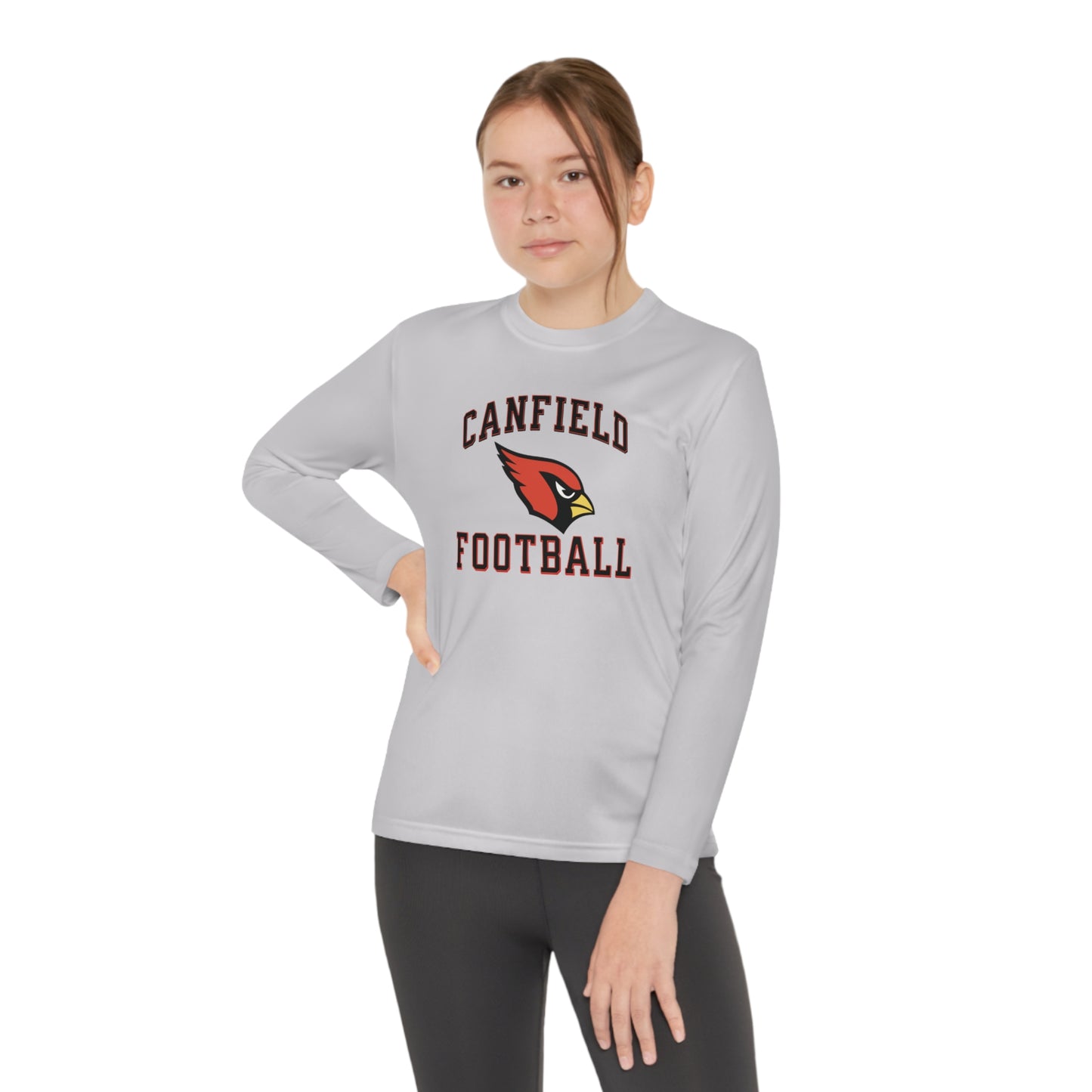 Canfield Football, Youth Long Sleeve Competitor Tee