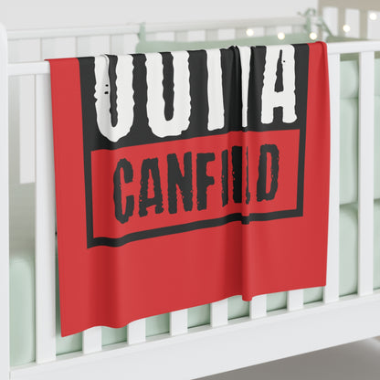 "Straight Outta Canfield", Baby Swaddle Blanket