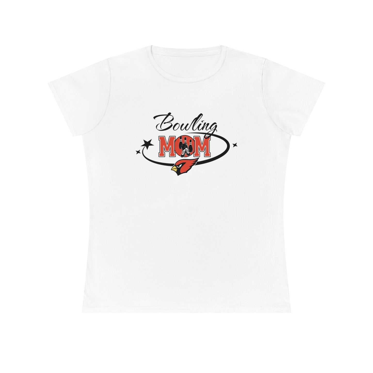 Bowling Mom, Ladies' Cotton T-Shirt