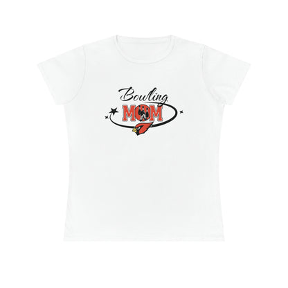 Bowling Mom, Ladies' Cotton T-Shirt