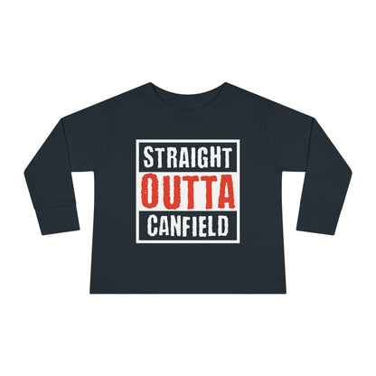 "Straight Outta Canfield", Toddler Long Sleeve Tee