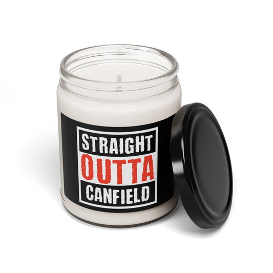 "Straight Outta Canfield", 9 oz. Scented Soy Candle