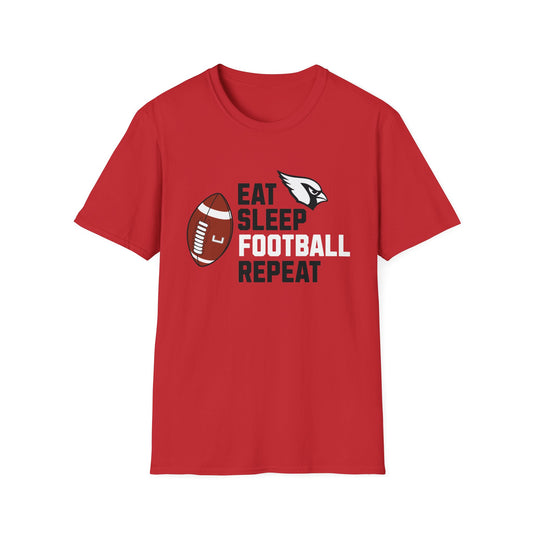 Eat, Sleep, Football, Softstyle T-Shirt