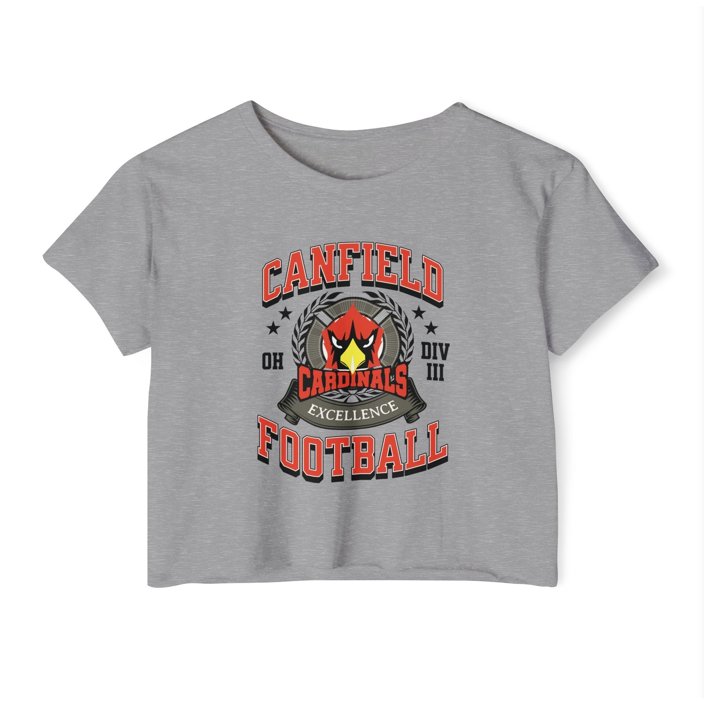 Canfield Football ("Excellence"), Women's Crop Top