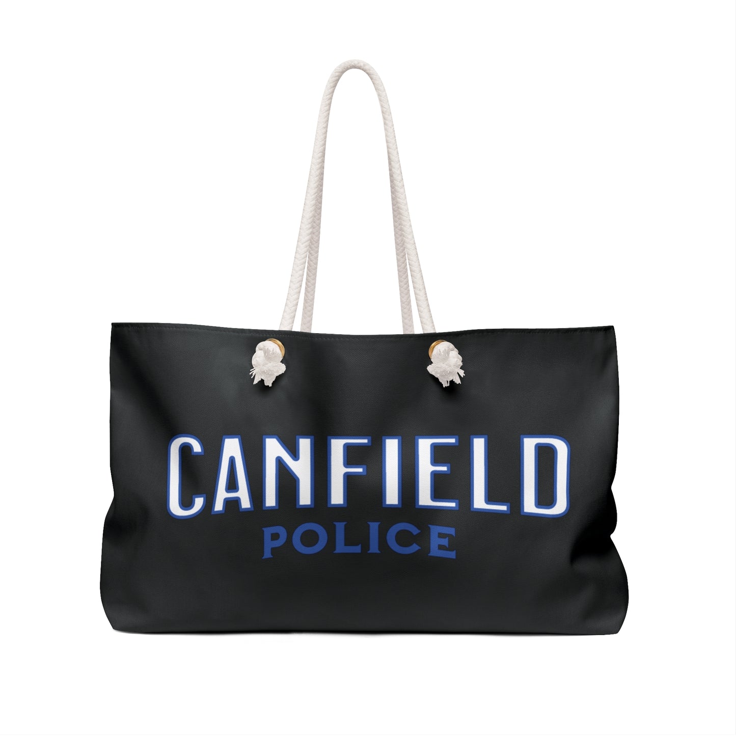 "Canfield Police" Weekender Bag, Back-the-Blue Cardinal