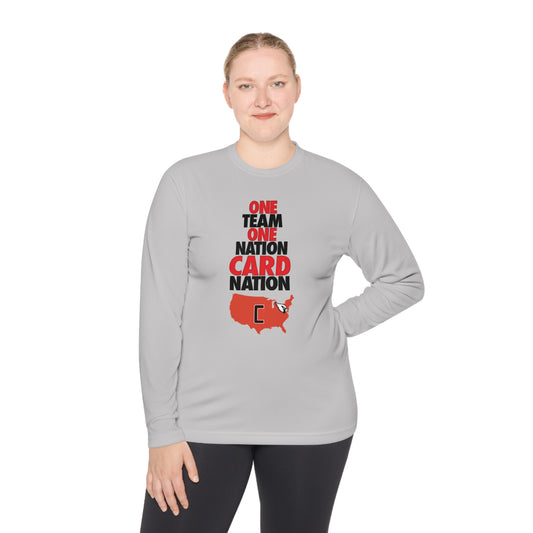 Card Nation, Moisture-Wicking Long Sleeve Tee