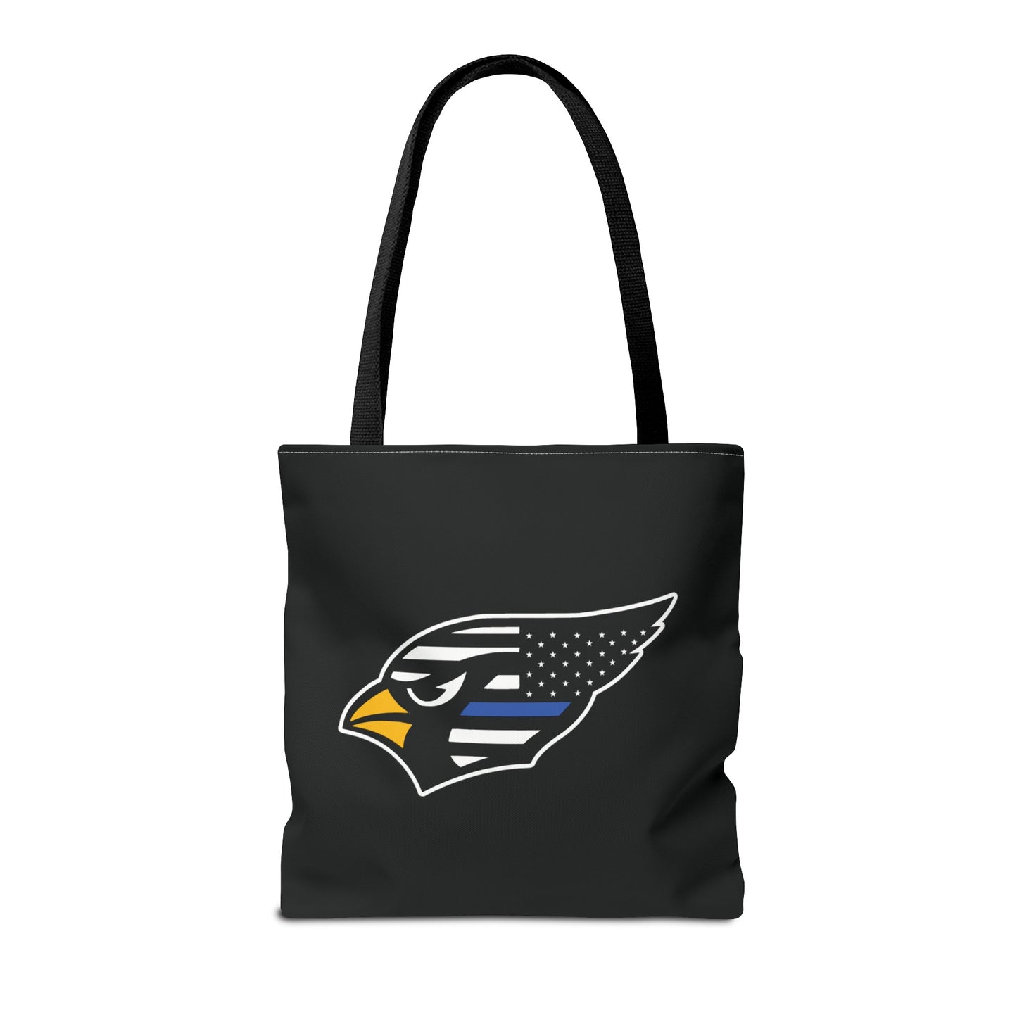 "Straight Outta Canfield" Tote Bag, Back-the-Blue Cardinal