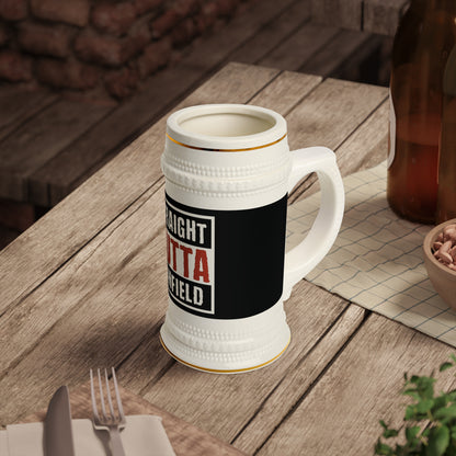 "Straight Outta Canfield" Beer Stein Mug, 22 oz.