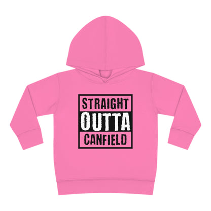 "Straight Outta Canfield, Toddler Pullover Fleece Hoodie