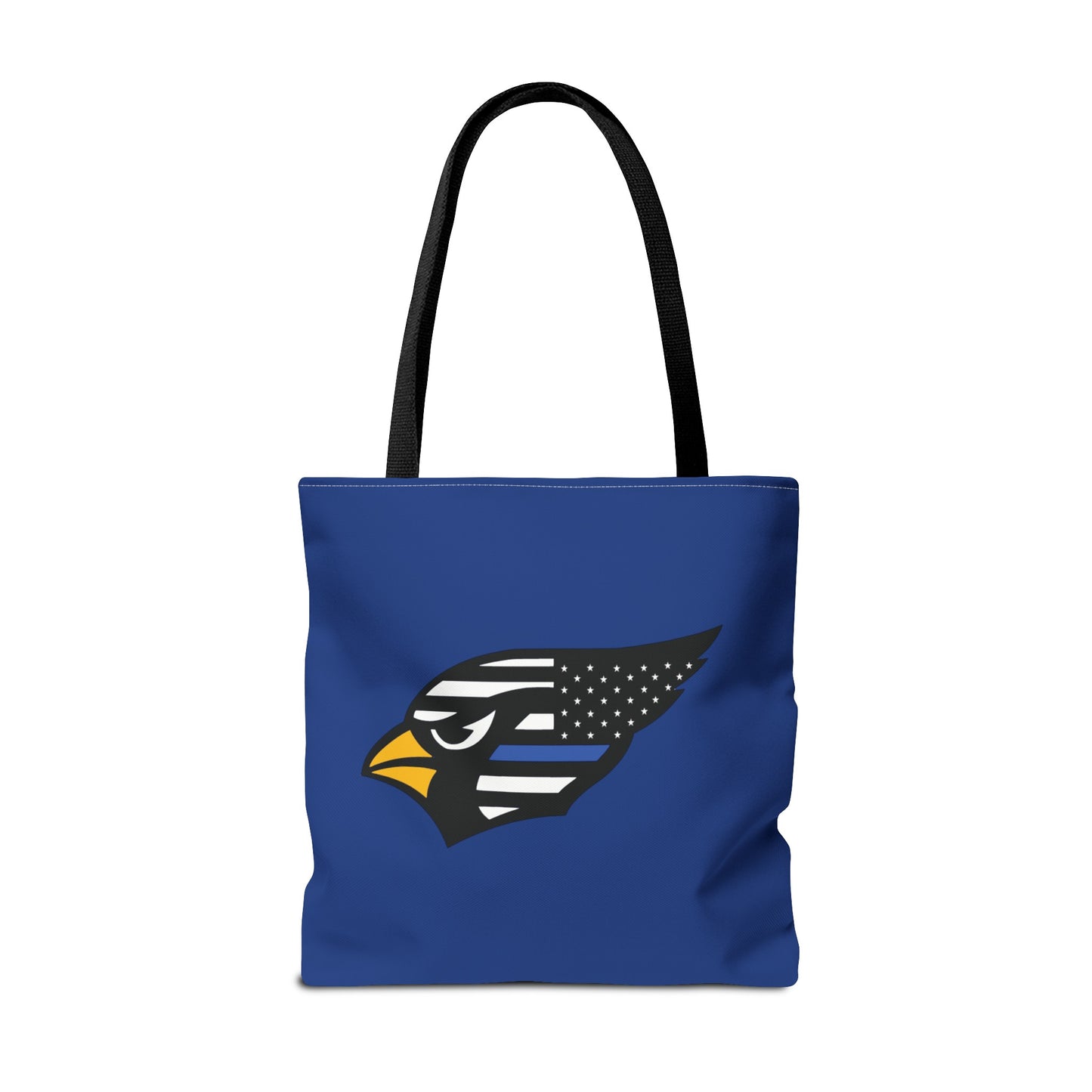 "Straight Outta Canfield" Tote Bag, Back-the-Blue Cardinal