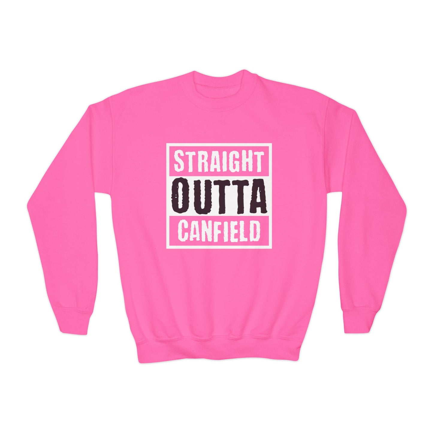 "Straight Outta Canfield" Youth Crewneck Sweatshirt