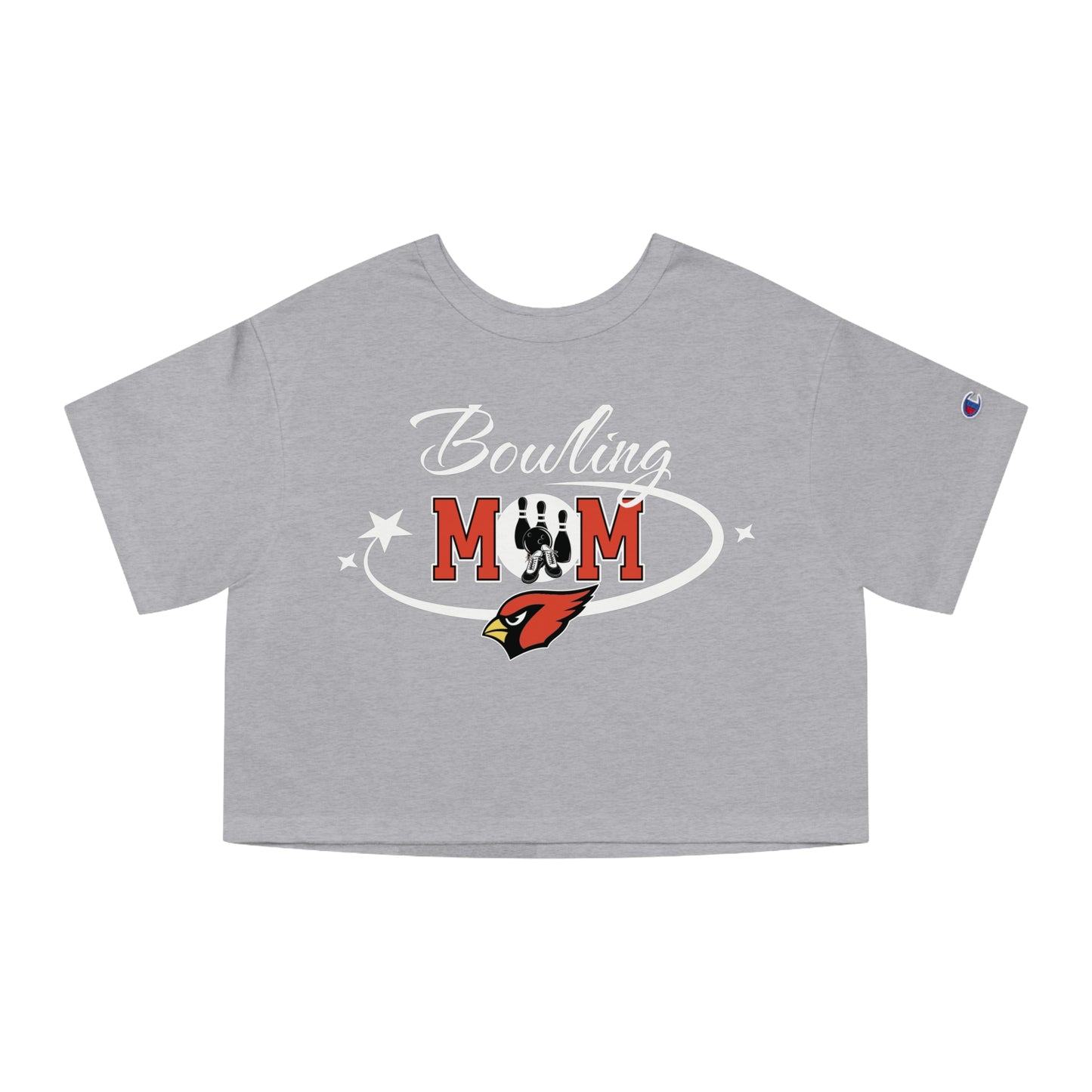 Bowling Mom, Women's Cropped T-Shirt