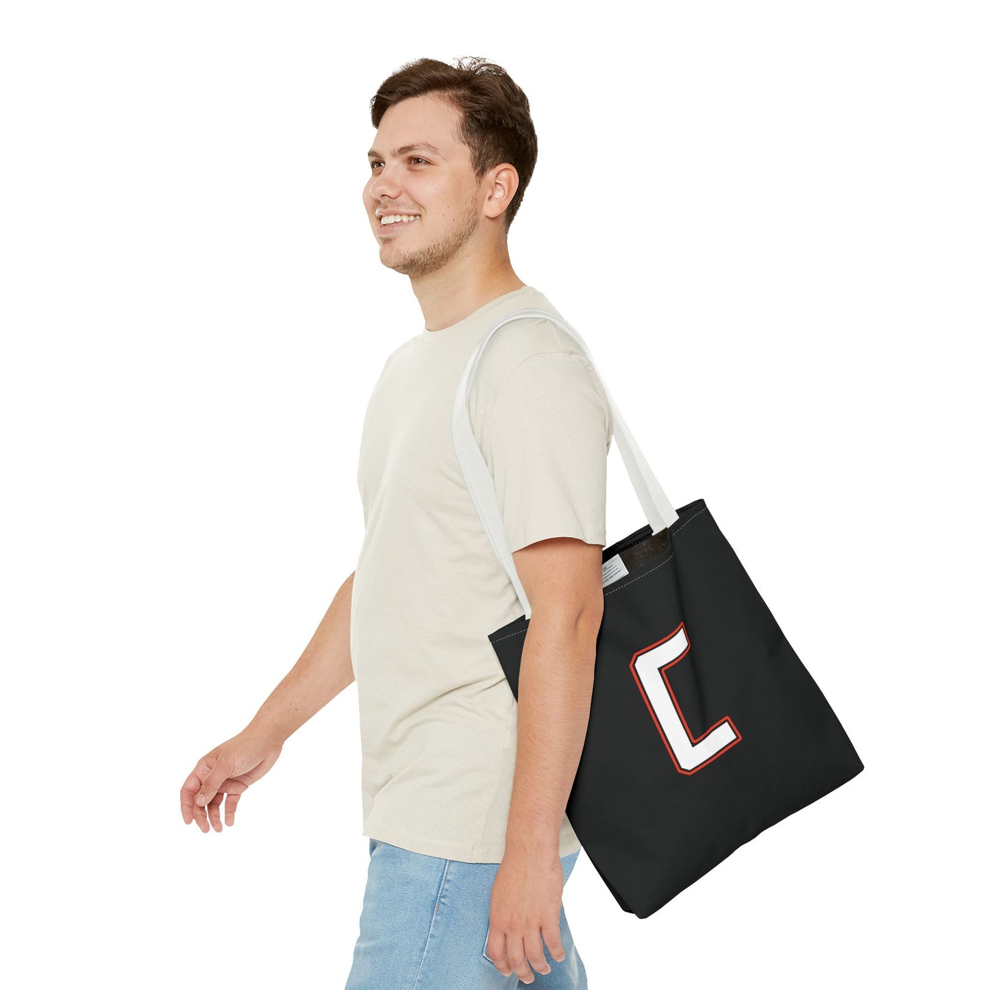 Canfield Football Tote Bag, Badge & White "C"