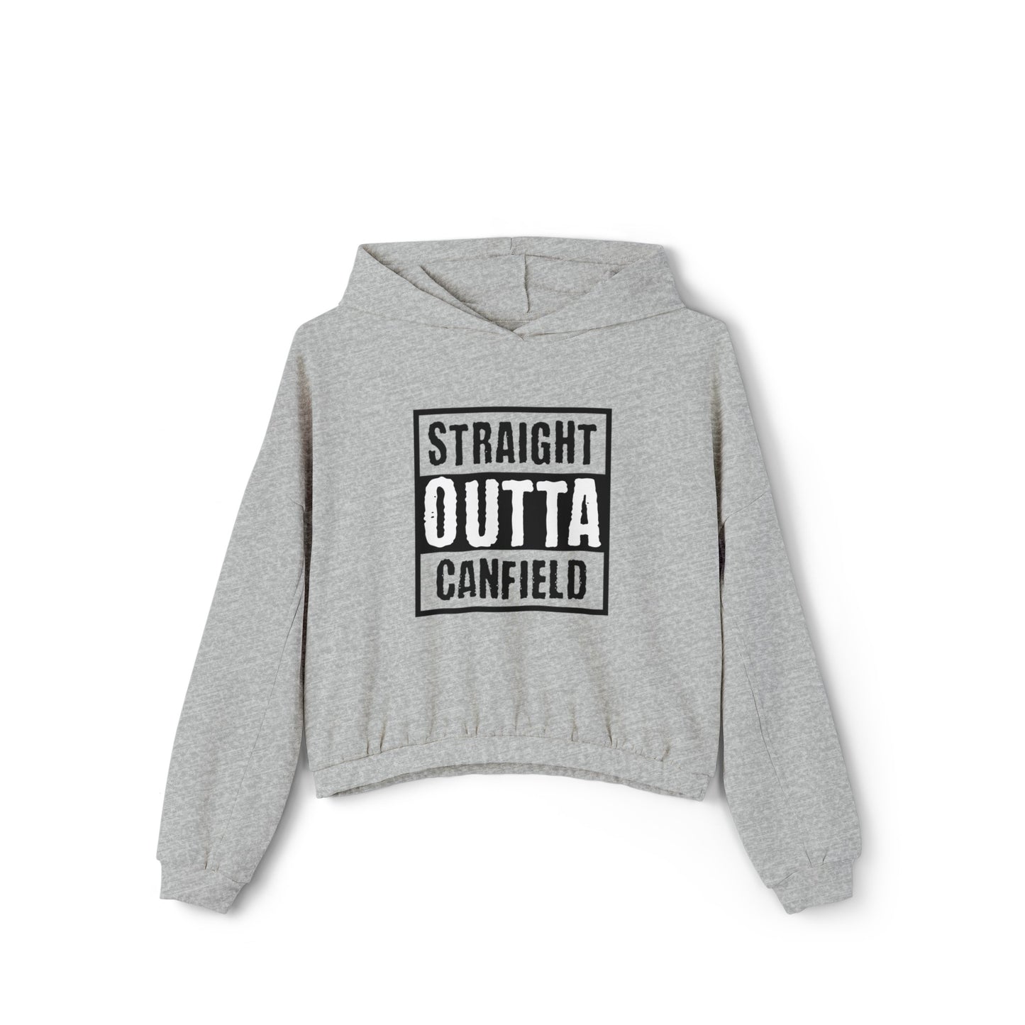 "Straight Outta Canfield" Women's Cinched Bottom Hoodie