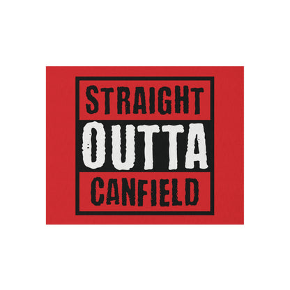 Outdoor Rug, "Straight Outta Canfield"