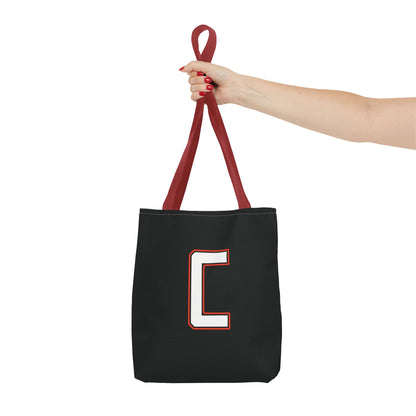 Canfield Football Tote Bag, Badge & White "C"